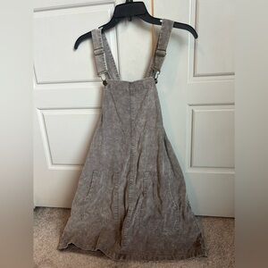 Grey overall dress